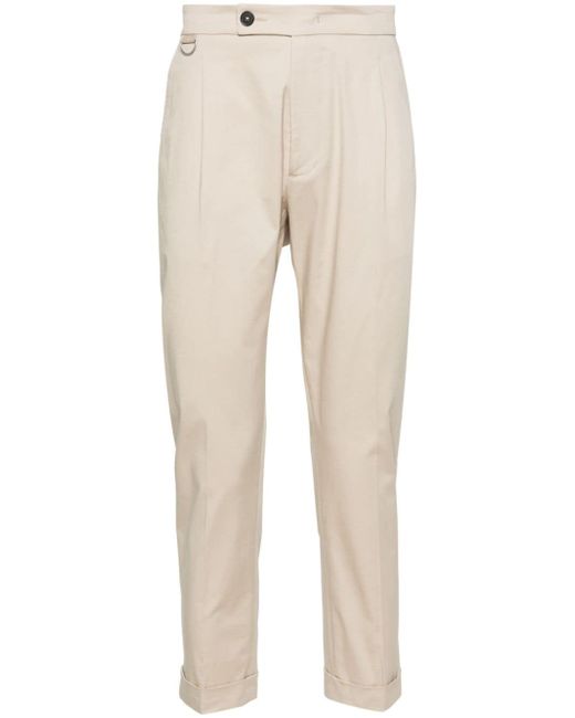 Low Brand D-ring cotton chino trousers