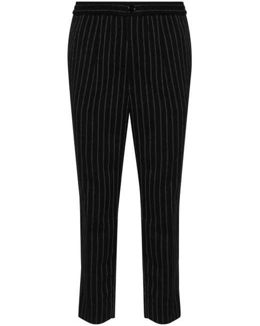 AMI Alexandre Mattiussi striped wool trousers
