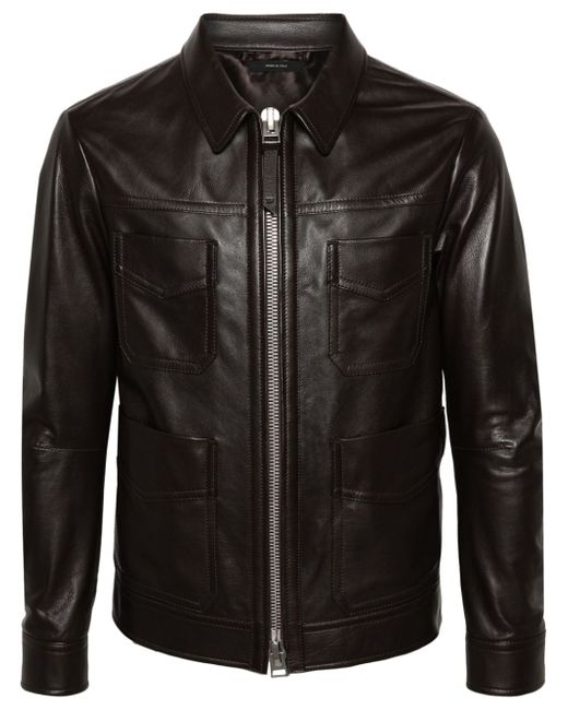 Tom Ford four-pocket leather jacket