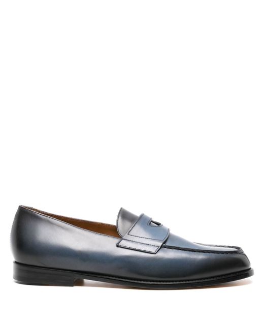 Doucal's penny-slot leather loafers