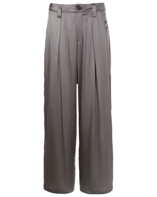 Uma | Raquel Davidowicz straight-leg silk trousers
