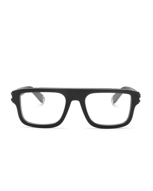 Philipp Plein logo-plaque square-frame glasses