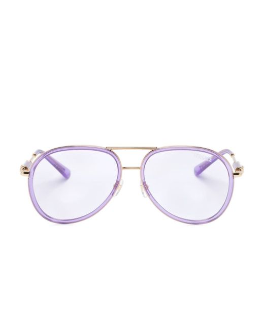 Versace pilot-frame sunglasses