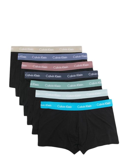 Calvin Klein logo-waistband boxers pack of seven
