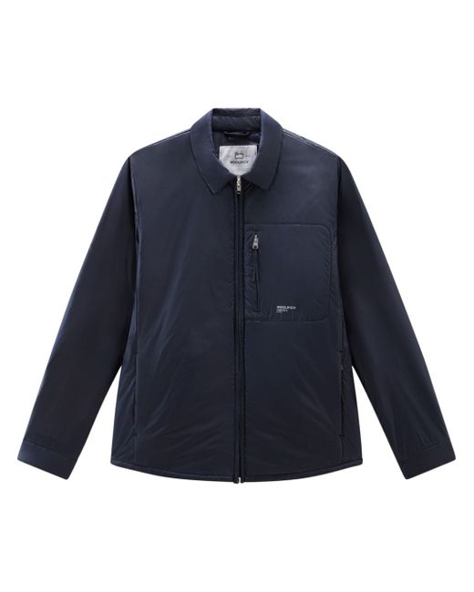 Woolrich padded zip-up shirt jacket