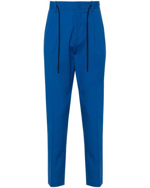 Manuel Ritz pleated tapered-leg trousers