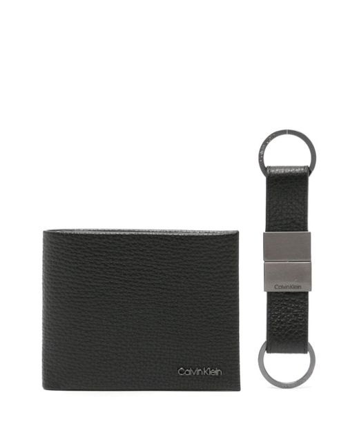 Calvin Klein bi-fold leather wallet set of two