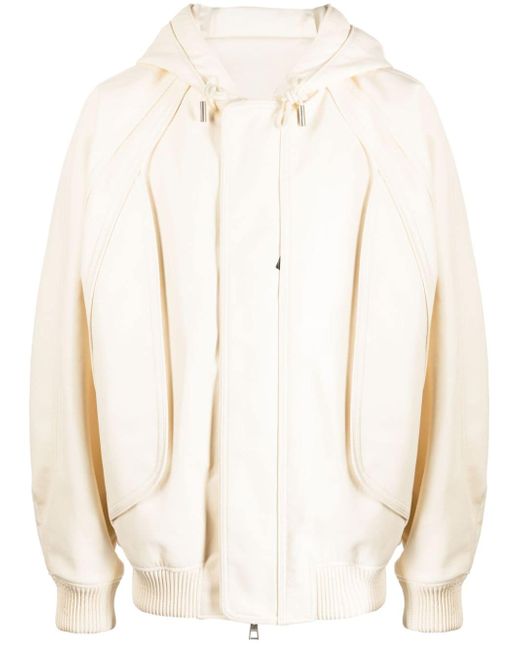 Songzio Artwork reversible hooded jacket