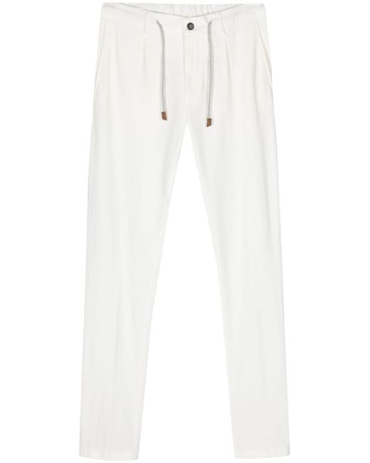 Eleventy mid-rise tapered trousers