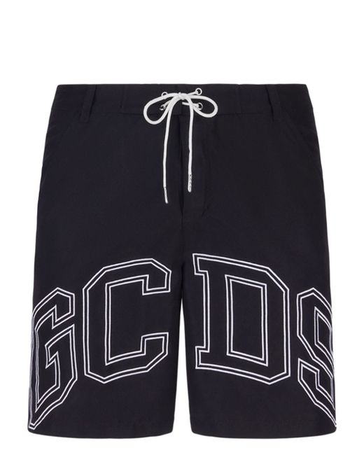 Gcds logo-print swim shorts