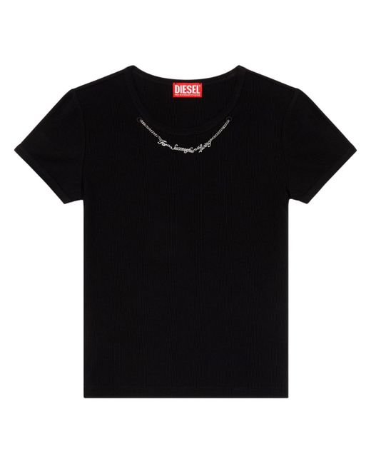 Diesel T-Matic chain-embellished T-shirt