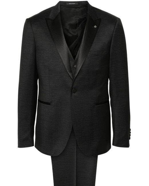Tagliatore mélange three-piece suit