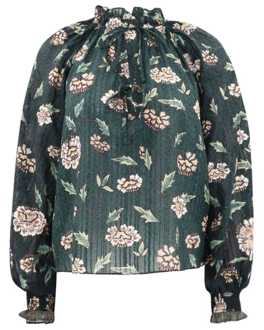 Ulla Johnson Kaitlyn floral-print blouse