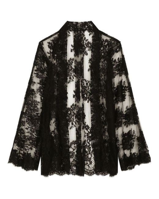 Dolce & Gabbana sheer lace jacket