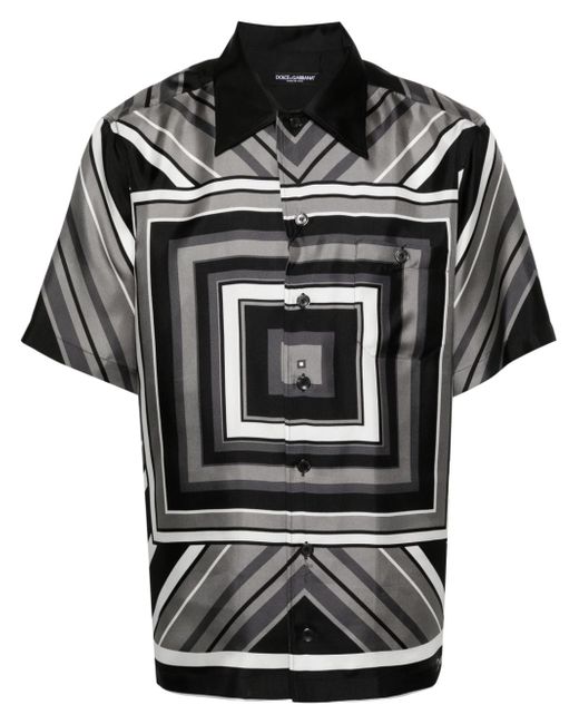 Dolce & Gabbana geometric-print shirt