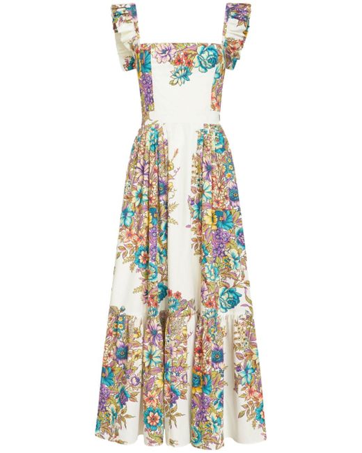 Etro floral-print midi dress