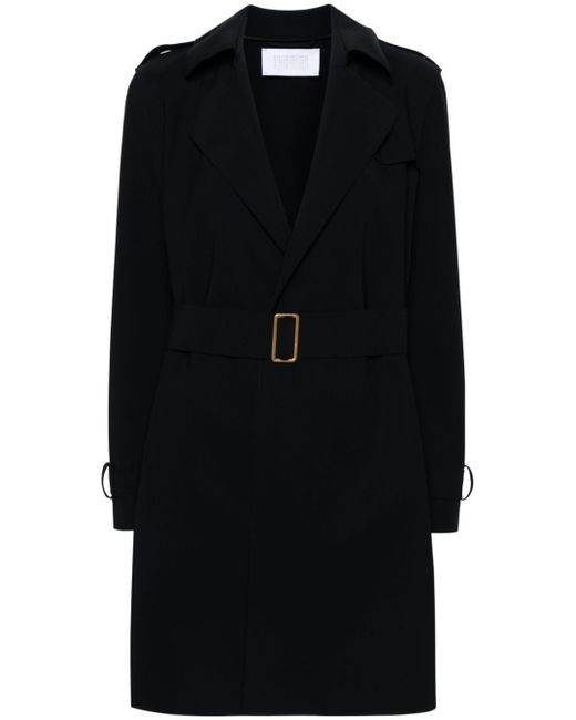 Harris Wharf London belted open-front trench coat