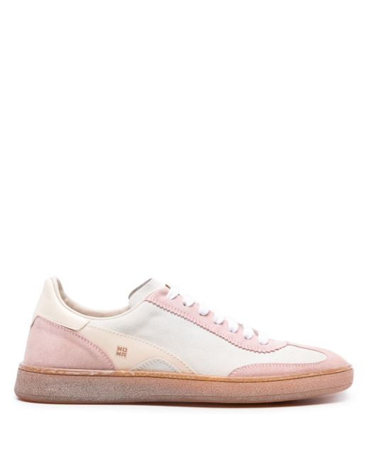 MoMa panelled suede sneakers