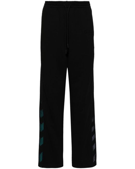 Missoni knitted-panels cotton track pants