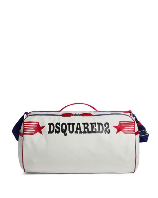 Dsquared2 logo-print duffle bag