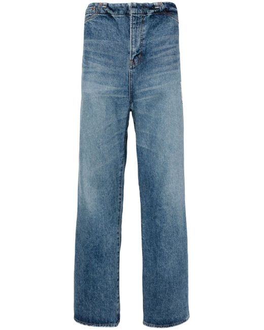 Maison Mihara Yasuhiro high-waist straight-leg jeans