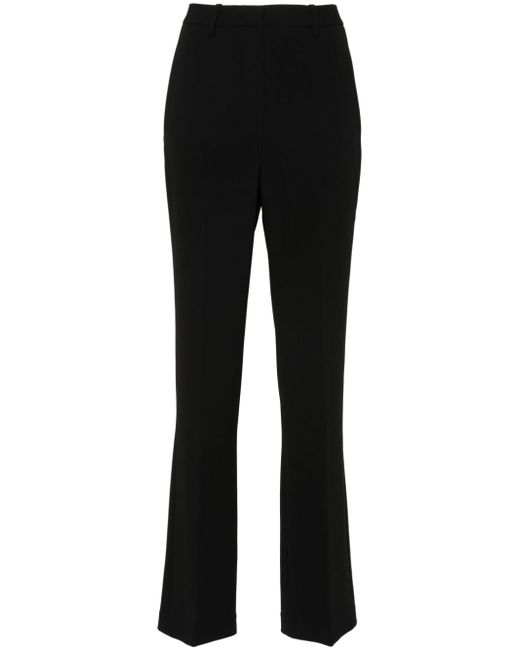 Theory straight-leg crepe trousers