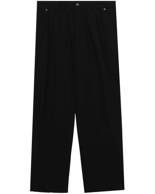 Izzue wide-leg stretch-cotton trousers