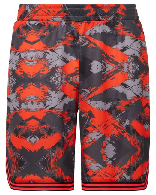 Plein Sport Basketball camouflage-print shorts
