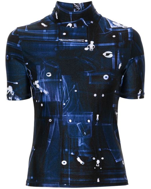 Coperni abstract-print T-shirt