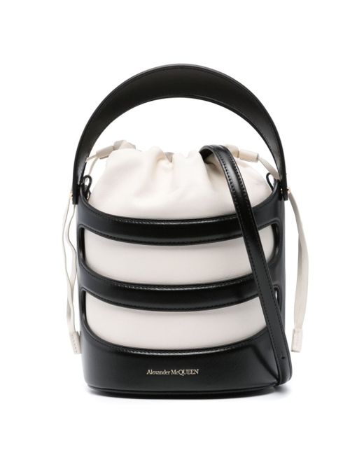 Alexander McQueen The Rise leather bucket bag