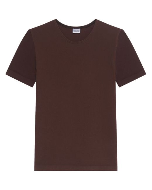 Balenciaga cropped stretch-jersey T-shirt