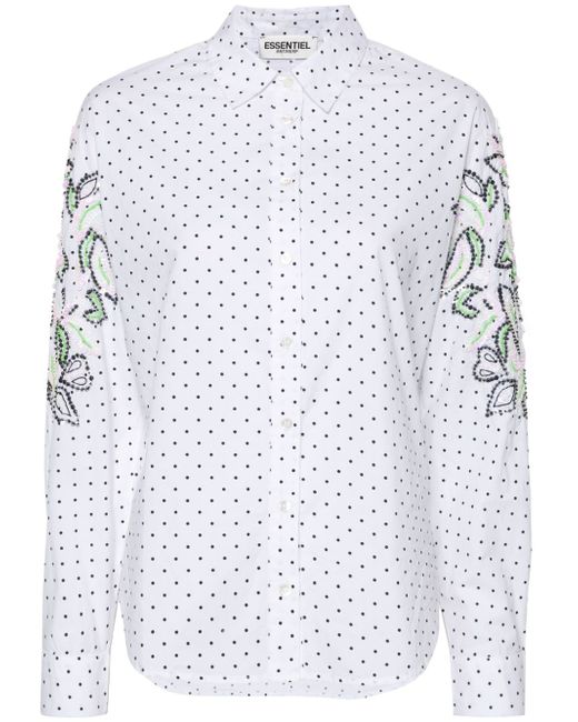 Essentiel Antwerp Feenie sequin-embellished shirt
