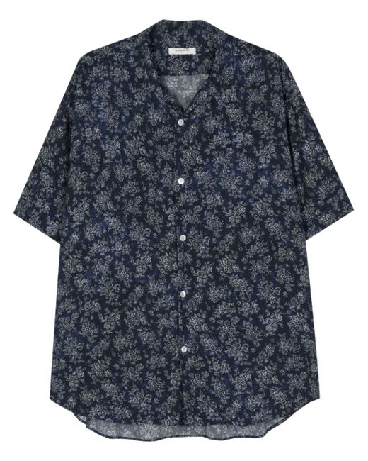 Ih Nom Uh Nit floral-print twill shirt