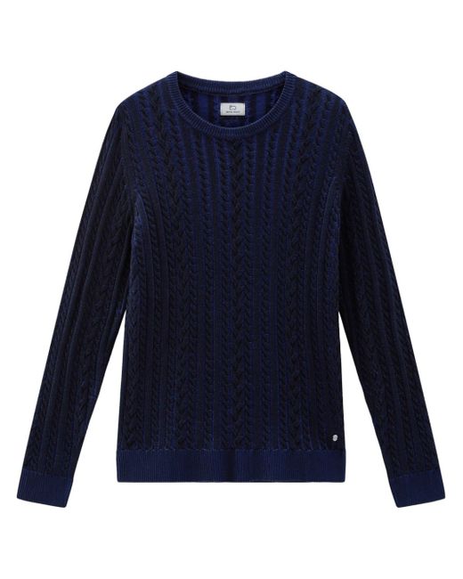 Woolrich cable-knit jumper