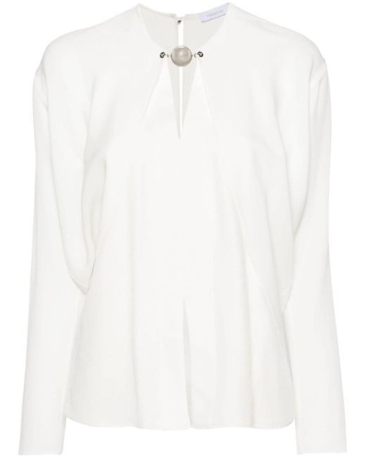 Rabanne bead-embellished blouse