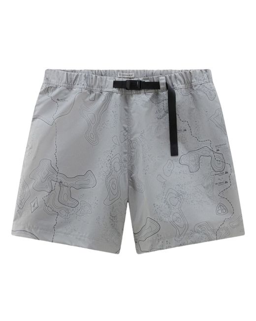 Woolrich printed ripstop track shorts