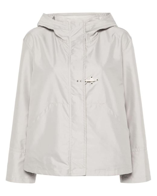 Fay hooded zipped jacket