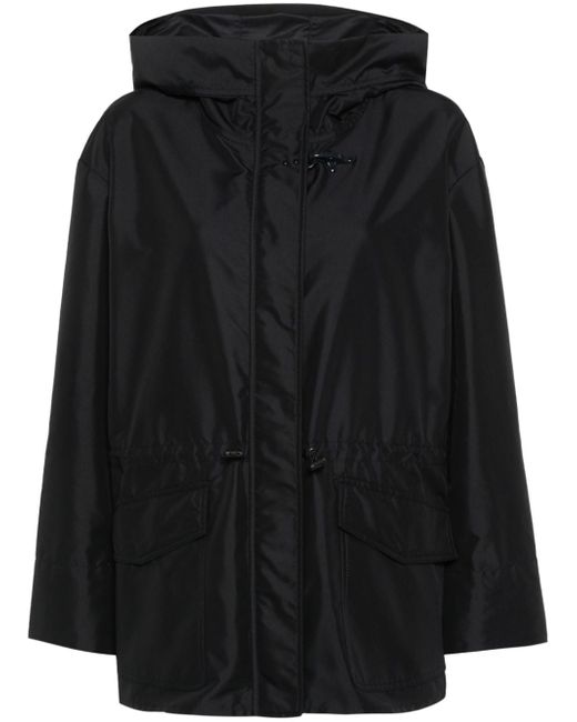 Fay hooded fitted jacket