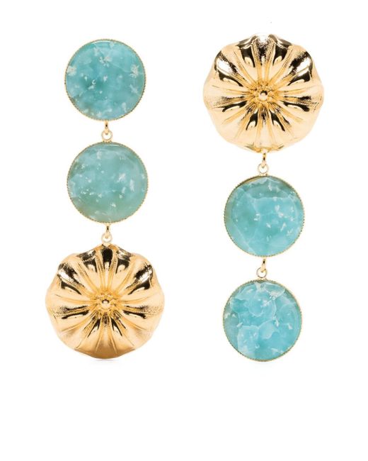 Destree Sonia Daisy double-stone earrings