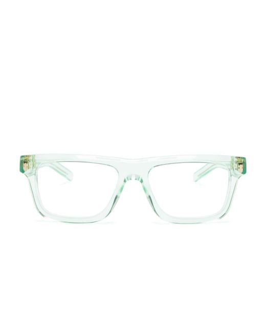 Gucci transparent square-frame glasses