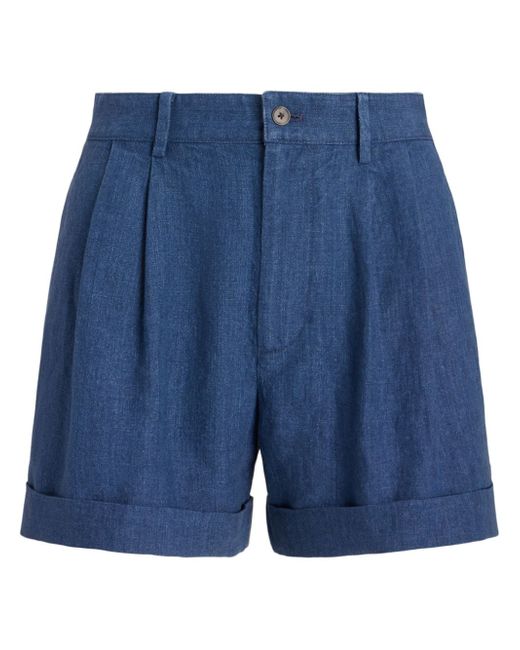 Polo Ralph Lauren pleated mid-rise shorts
