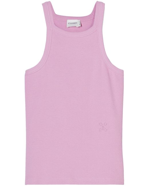 Closed Racer fine-ribbed tank top