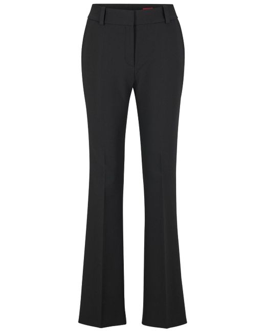 Hugo Boss flared tailored trousers