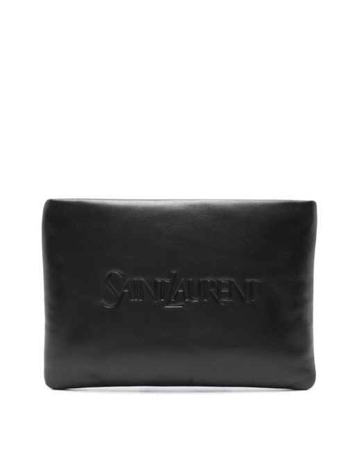 Saint Laurent Pillow leather clutch bag