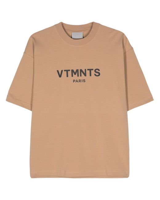 Vtmnts logo-print short-sleeve T-shirt