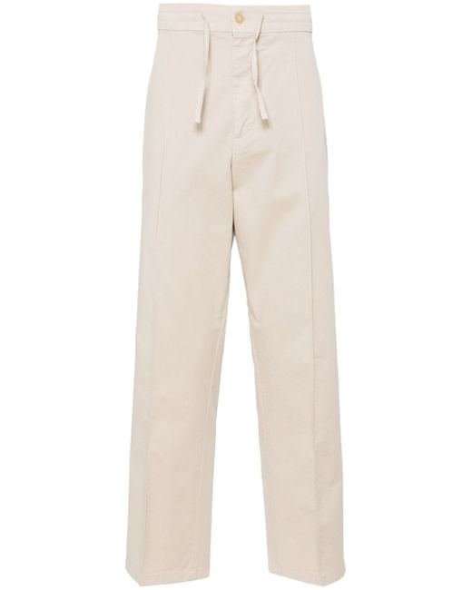Canali mid-rise tapered trousers