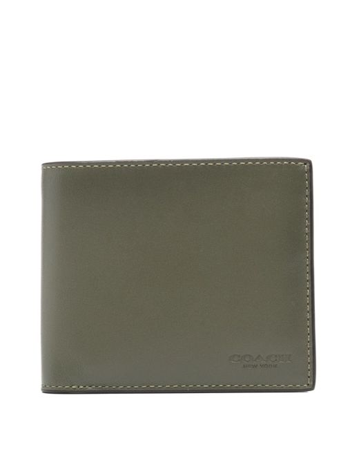 Coach logo-debossed leather wallet