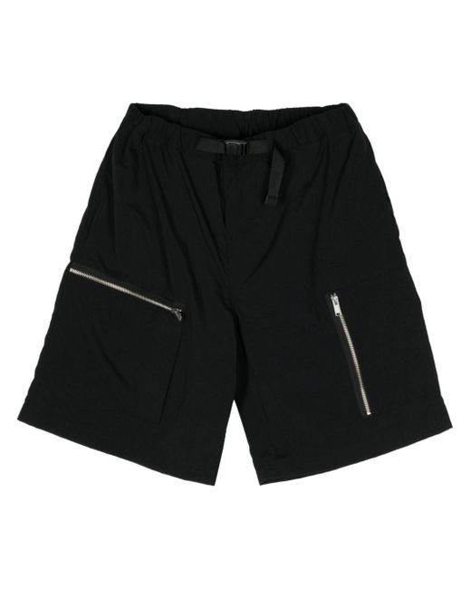 Undercover belted track shorts