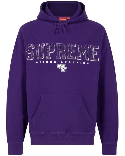 Supreme Gems crystal-embellished hoodie