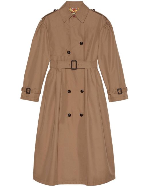 Gucci double-breasted trench coat